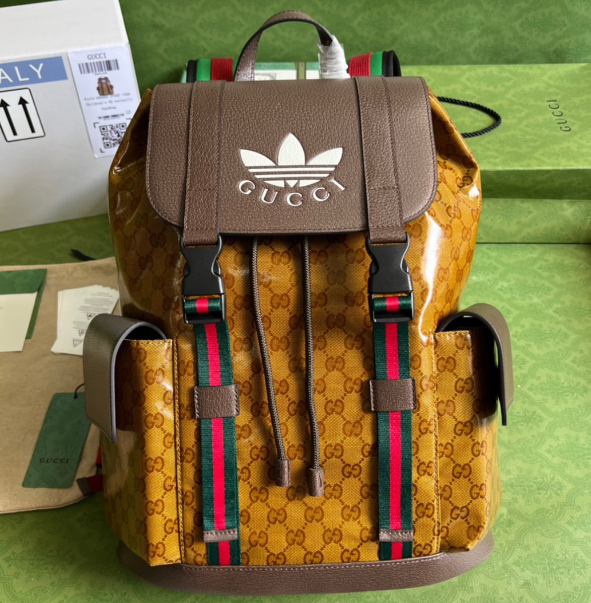 Gucci adidas Trefoil Backpack — vista principal