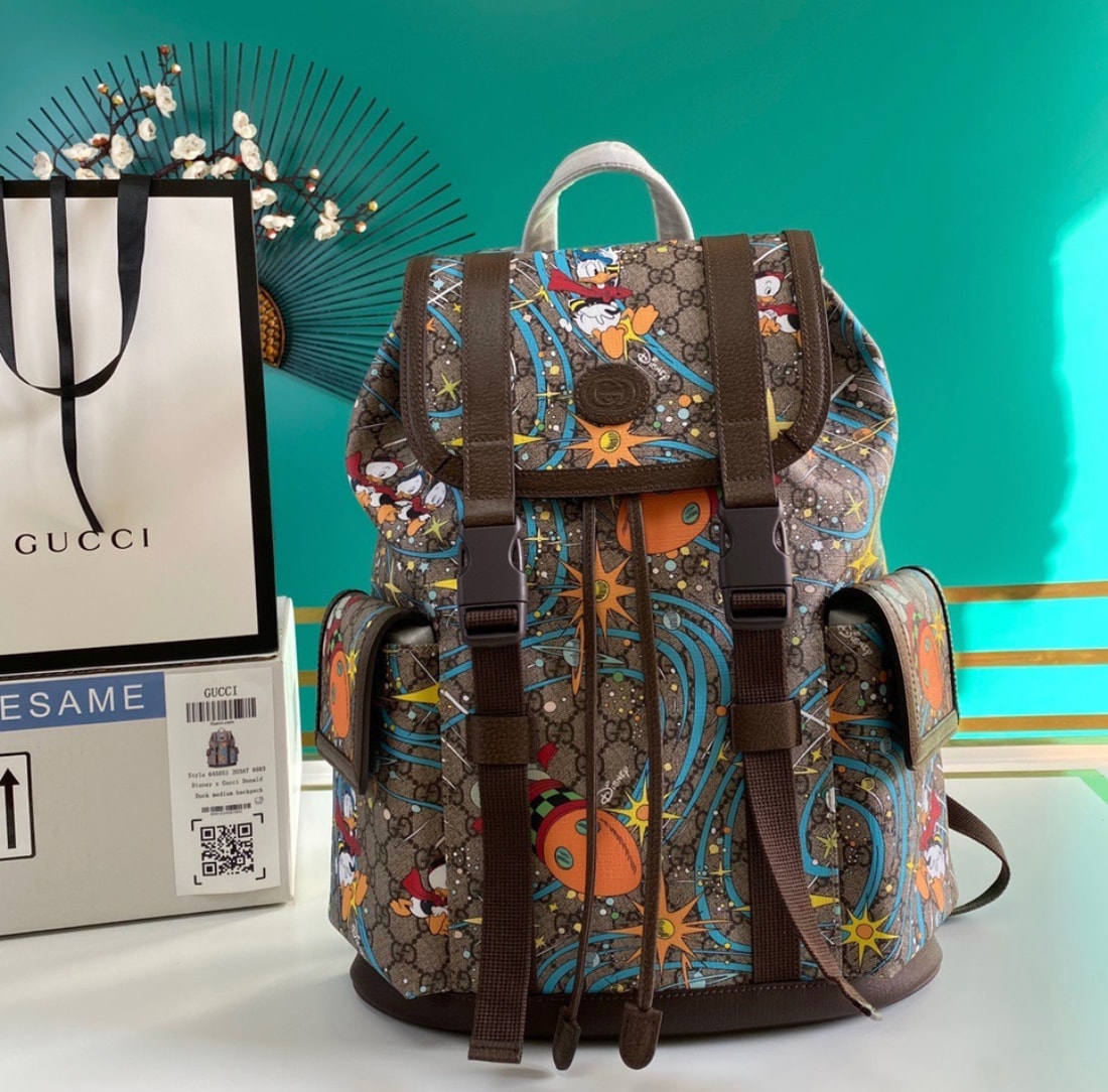 Gucci Donald Duck GG Supreme Backpack — vista principal