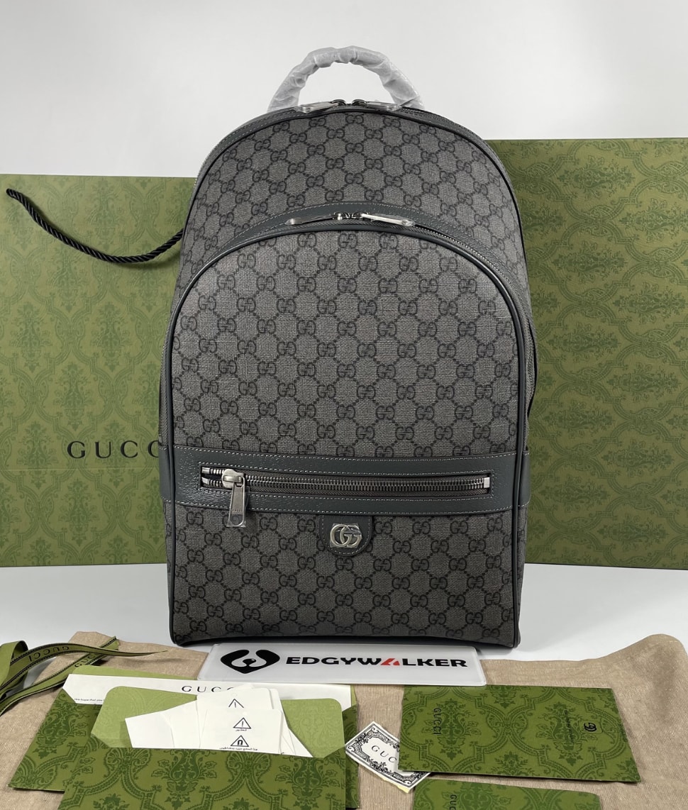 Gucci GG Noir Double G Backpack — vista principal