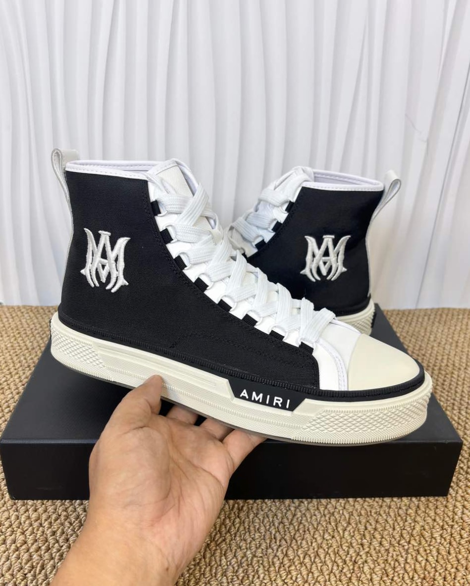 Amiri MA Court High Black White — vista principal