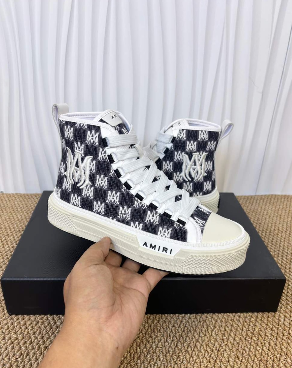 Amiri MA Court High Monogram Black — vista principal