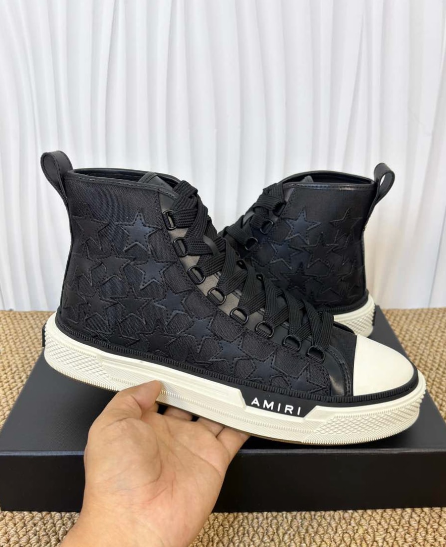 Amiri Stars Court High Black — vista principal
