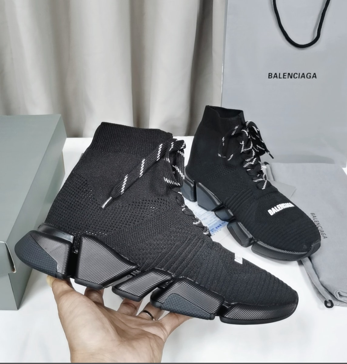 Balenciaga Speed 2.0 Black Laced — vista principal