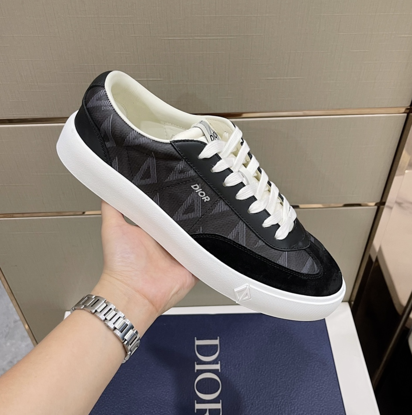 Dior B01 Oblique Canvas Black — vista principal