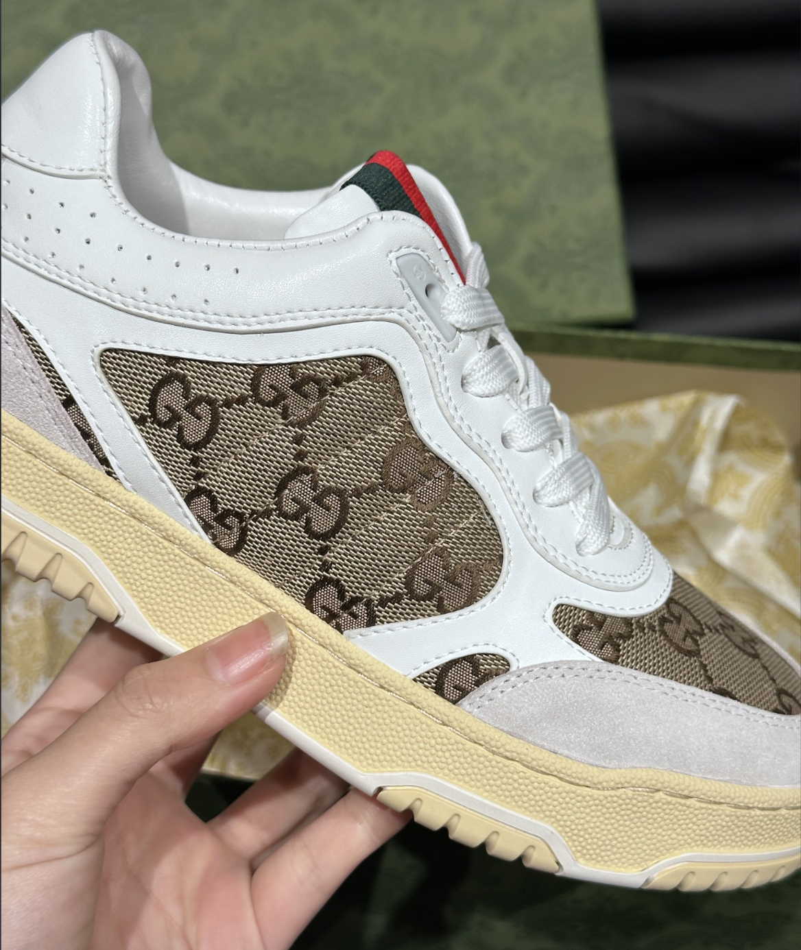 Gucci Re-Web GG Canvas White — vista principal