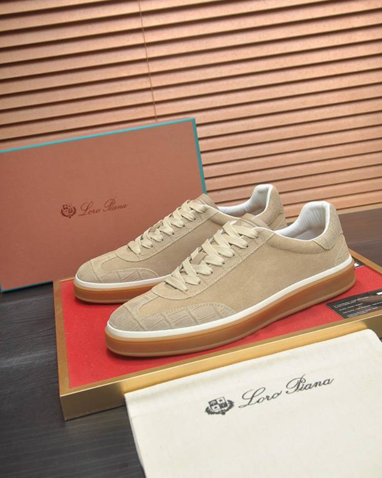 Loro Piana Trainer Beige — vista principal