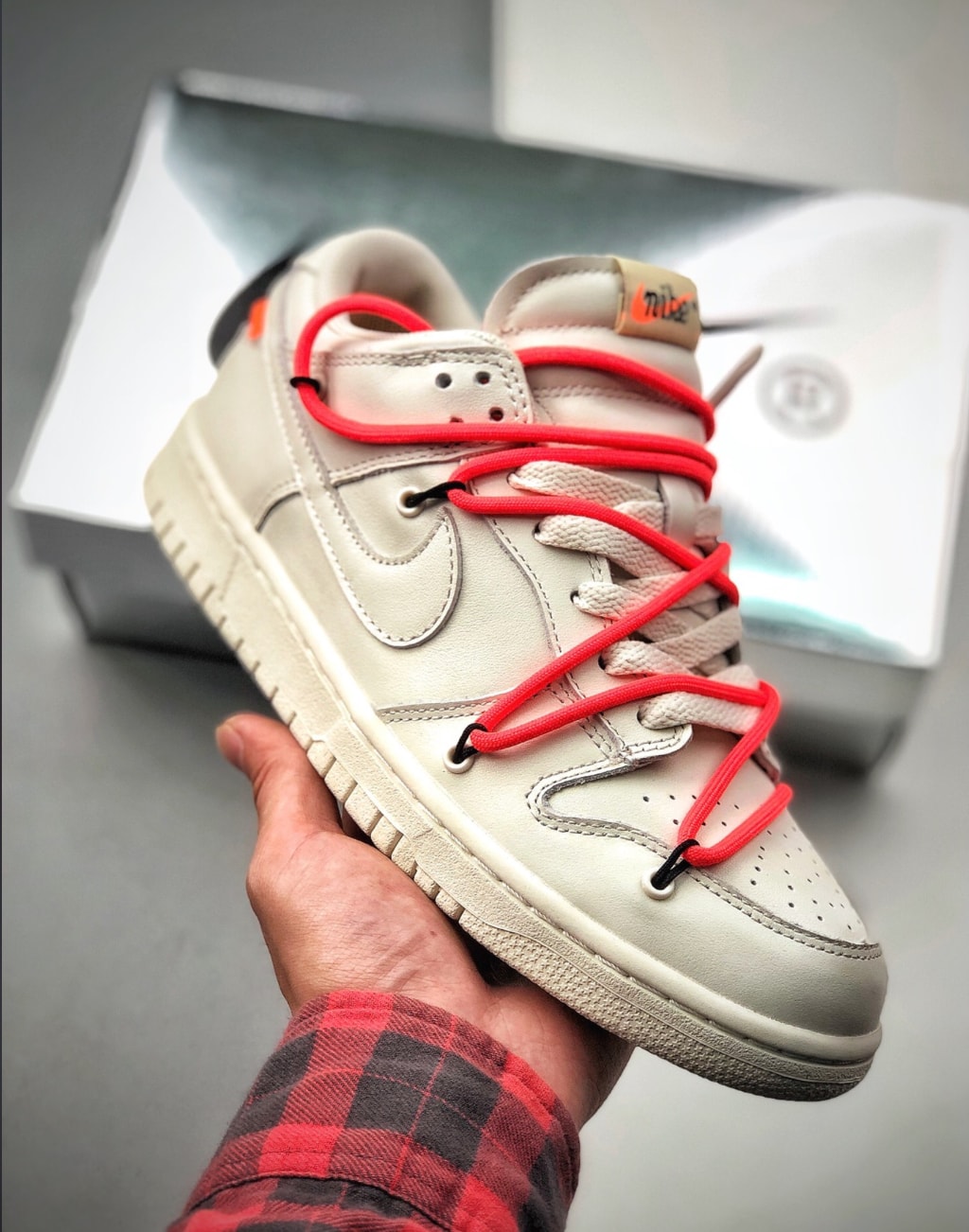 Nike Dunk Low Off-White Cream — vista principal