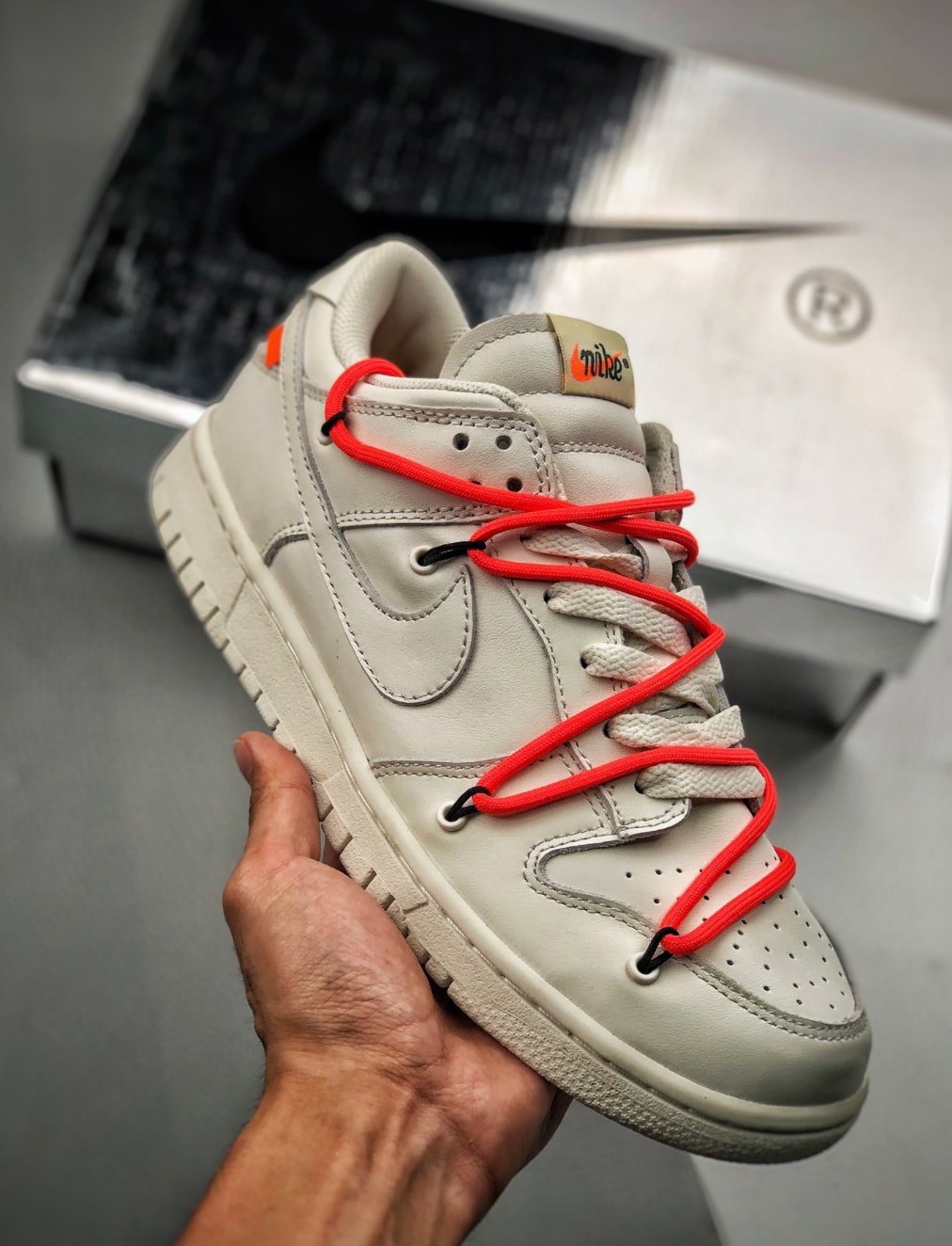 Nike Dunk Low Off-White White — vista principal