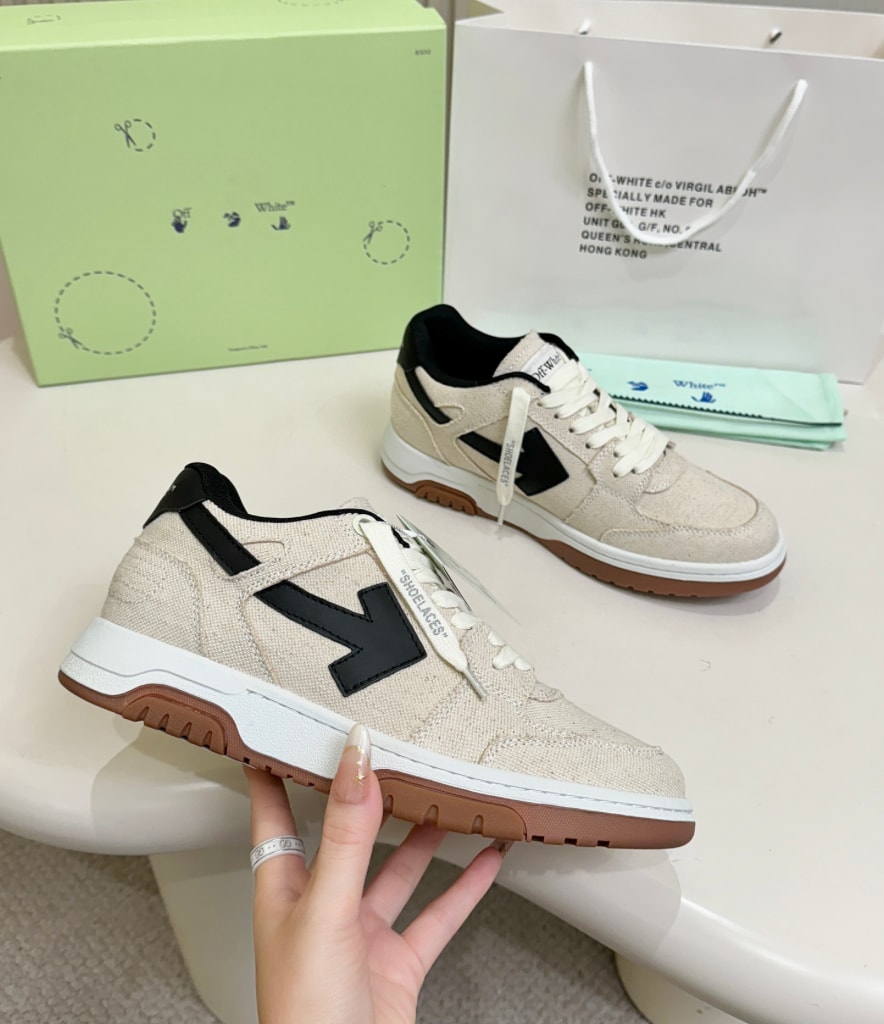 Off-White Out Of Office Beige Gum Sole — vista principal