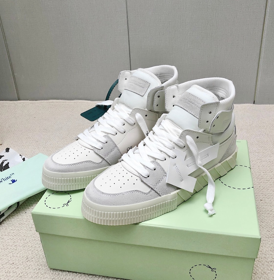 Off-White Vulcanized High Cream / Grey — vista principal