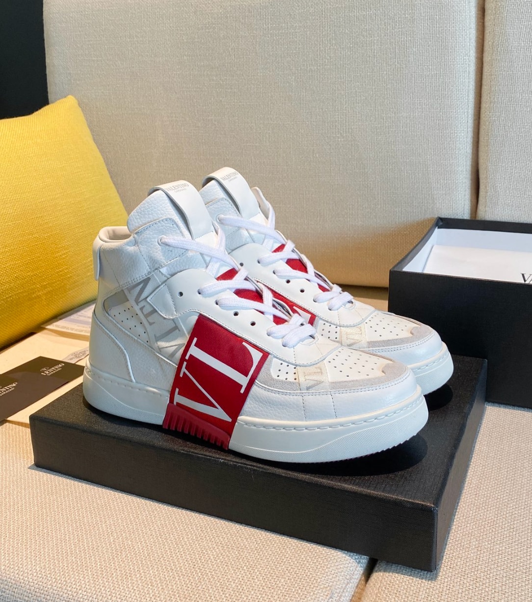 Valentino VL7N High-Top White Red — vista principal