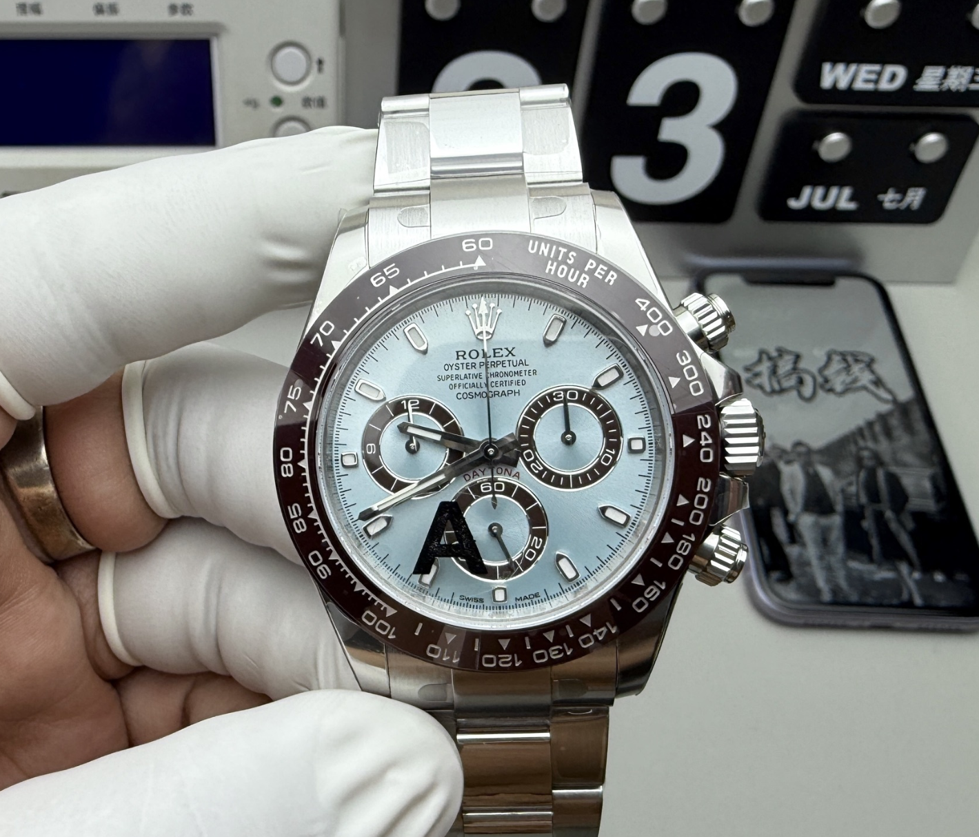 Rolex Cosmograph Daytona Ice Blue Brown Ceramic — vista principal