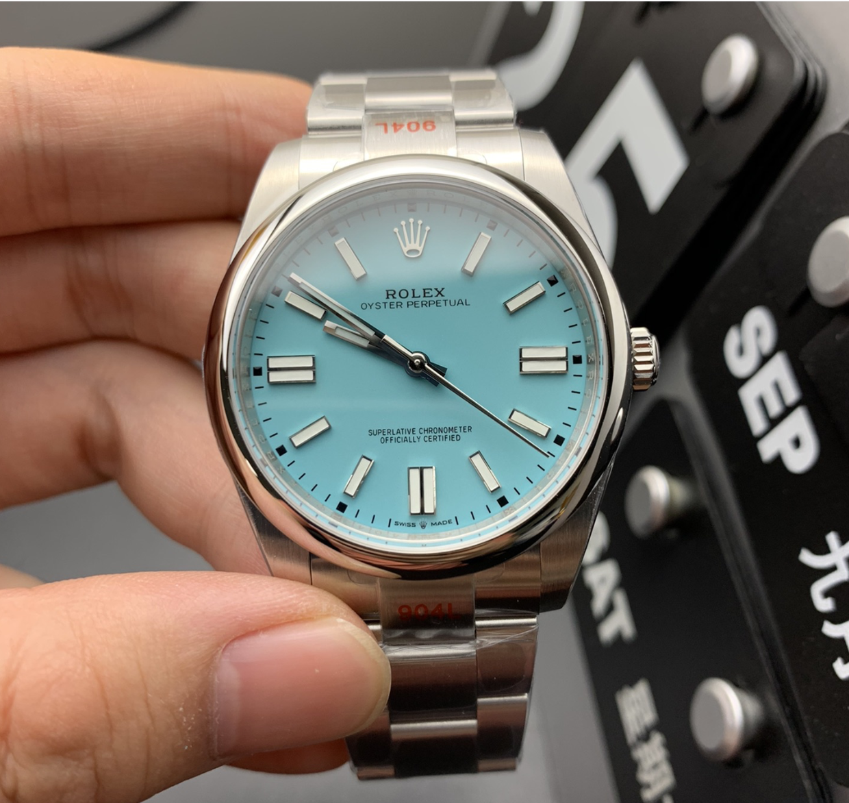 Rolex Oyster Perpetual Tiffany Blue — vista principal