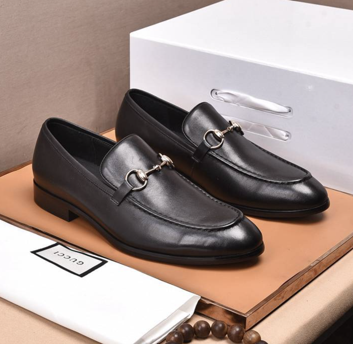 Gucci Horsebit Loafer Black Leather — vista principal