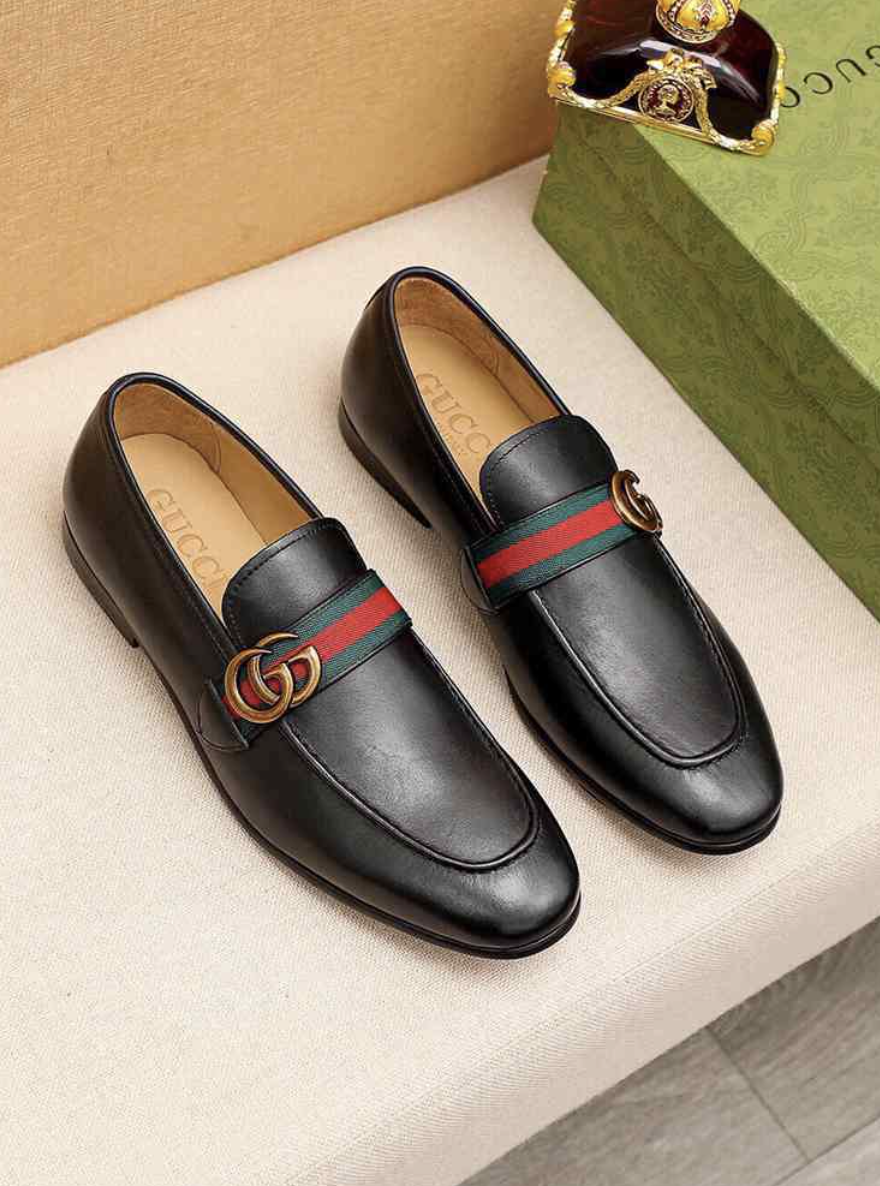Gucci Horsebit Web Loafer Black — vista principal